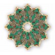 Fold 'n Stitch Wreath from africa quilt by poorhouse quilt designs 