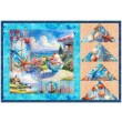 Flock of Geese Placements (Set of 6) feat. Harbor Days by The Fabric Addict