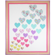 Hearts a Flutter Quilt by Heidi Pridemore  / 57x69"