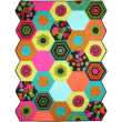 Hexagon Puzzle QUILTS by Marinda Stewart