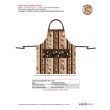 Home and Garden Apron feat. espresso yourself By Poorhouse Quilt Design Kitting Guide 