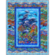 reef life JEWELS OF THE SEA quilt by marsha evans moore /49.5"Wx63.5"H 