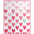 Lots of Love Quilt by Tamara Kate  / 56x68"