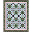 Midday at the Oasis Quilt by Heidi Pridemore / 68"x85.5" 