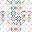 Mod Flowers Quilt by heidi Pridemore /54"x54"