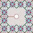 Over Under Again Tree Skirt - most wonderful time of the year quilt by Swirly Girls Design 48"x48"