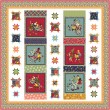 Hopscotch Stars Quilt feat. Playtime Memories by Natalie Crabtree - free pattern available September 2026