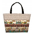 Cafe Kitty Tote feat. Purrsuit of Coffeeness by Whimsical Workshop