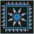 Razzle Dazzle Quilt by Christine Stainbrook /45"x63"