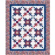 Parade Quilt feat. Red, White & Beautiful by Project House 360 - free pattern available February 2027
