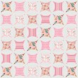 Kaleidoscope Quilt (Pink) feat. Retro Nursery by Project House 360 - free pattern available December 2026