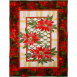 Scarlet Poinsettias Quilt by Marinda Stewart