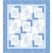 Darling Beauty Breeze Quilt feat Sweet little bunny by Brenda Plaster