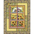 Keys to the Sunny View Quilt feat. Sunflowers & Honey Bees by Ladeebug Design
