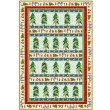 Lovely Woods - Vintage Christmas Quilt by Tamarinis 20"x39"