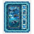 Under the Sea Quilt feat. Wilderness in Motion by Project House 360- free pattern available April 2026
