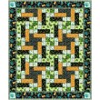 Happy Critters Wild Party Quilt by Joy Heimark /40"x48"