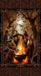 WITCHES FOREST PANEL -24" REPEAT