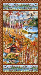 AUTUMN LAKE PANEL - 24" REPEAT