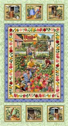 HUNKS GONE GARDENING PANEL 24'' REPEAT
