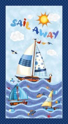 SAIL AWAY PANEL - 24" REPEAT