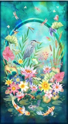POND OF SERENITY PANEL-24" REPEAT