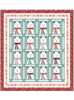 A Beary Christmas Quilt by Wendy Sheppard / 72.5"x80.5" 