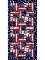 running proud table runner all american by joy heimark /22"Wx46"H - free pattern available in february, 2023