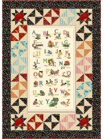 Alphabet Soup Quilt by Charismas Corner /48"x68"