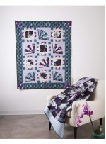 Angelina Fans Quilt by Heidi Pridemore  /46"x58"