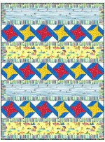 At the Beach Quilt by Christine Stainbrook 48"x64"