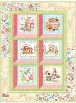 Outlook Bake - baked with Love Quilt by Ladeebug Design /38"x51"