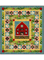 BARN BY MARSHA EVANS MOORE QUILT FEAT. FARM DAYS -PATTERN AVAILABLE IN JULY