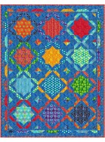 moroccan mosaic quilt by kristine poor 59"x75"