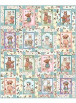 Block Talk feat. Bear Family Portraits by Swirly Girls Design 