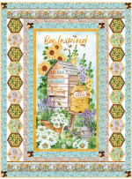 Honey For Sale Bee Culture Quilt by Marsha Evans Moore /46"x61.5"