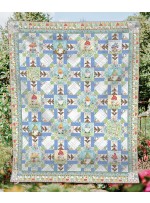 Gnome Mobile Better Gnomes and Gardens Quilt by Project House 360 / 57"x69"-Free pattern available in May, 2023