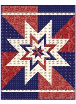 Big Star Chevron Quilt by Hunter's Design Studio / 58"x74"