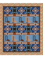 Boots on the Ground Big Sky Country Quilt by Siobhan for CDM365 Studios /74"x90"