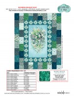 Blooming bouquet Flower Lake by Slightly Biased Quilts feat. Flower Lake Kitting Guide