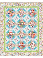 Bookworm breeze quilt fear. books are magic by Project House 360 - free pattern available October, 2025