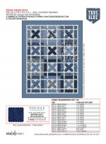 BOXED KISSED BY CANUCK QUILTER DESIGNS FEAT. TRUE BLUE KITTING GUIDE