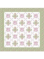 Victory Garden Quilt feat. Budding Roses by Project House 360 - free pattern available December, 2025