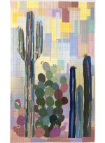 Cactus Quilt by Laura Hein /37"x61"