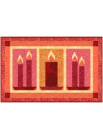 Candlelight Fairy Frost quilt by Marsha Evans Moore - free pattern available october, 2023