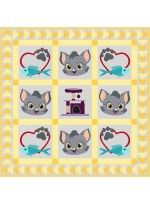 Here Kitty Kitty feat. cotton couture by Project House 360 - free pattern available 