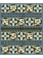 Chase and Buck Quilt by Heidi Pridemore / 63"x76" 