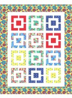 Chatterbox Quilt by Susan Emory  /58"x72"