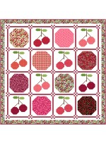 Cherry on Top Quilt feat. Cherry Pop by Natalie Crabtree - free pattern available November 2026
