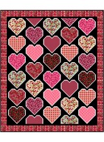 For the Love of Cherries Quilt feat. Cherry Pop by Natalie Crabtree - free pattern available November 2026
